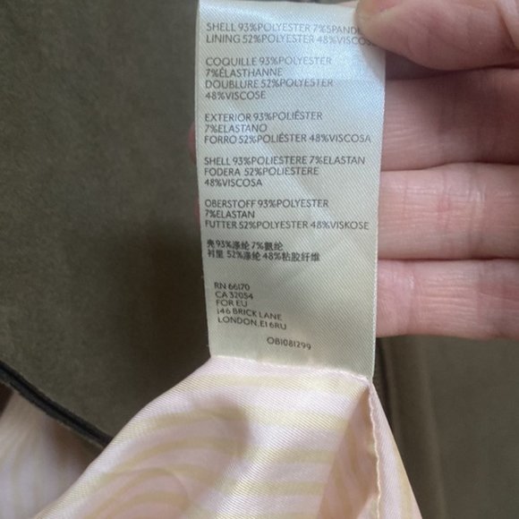 ❗️SOLD❗️By Anthropologie Ripley Sueded Longline Moto Faux Suede Jacket Size XL - Picture 8 of 10